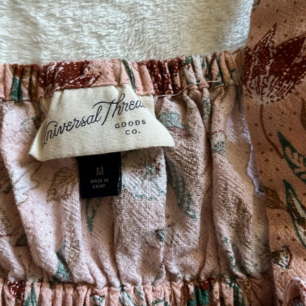 Universal Thread Floral Pink Sleeveless Top - Picture 6 of 7